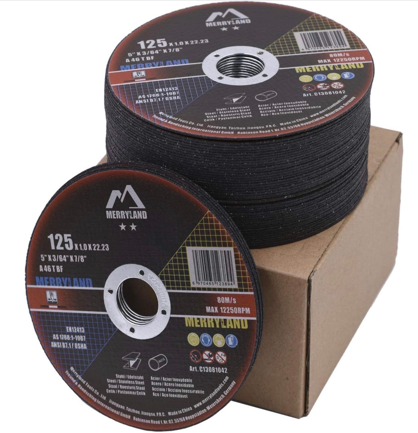 Disque à Tronçonner 125 mm Métal Acier INOX